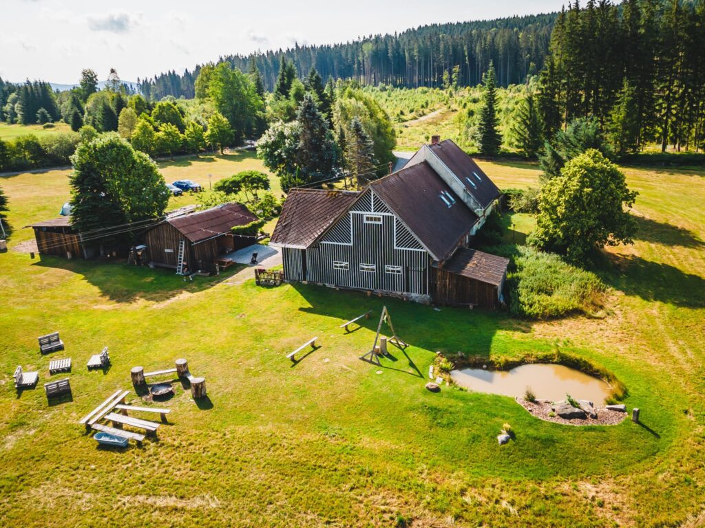 Hajnýho stodola, lenora, Šumava, svatba, svatební místo